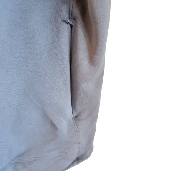 Lululemon Sweatshirt Men's Blue Large French Terry Oversized Hoodie Pocket - Picture 9 of 10